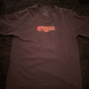 Graphic Tee with Red Logo